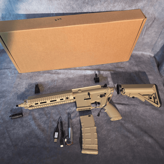 M416 Mil Pro Tan - Elektrisk Gelblaster