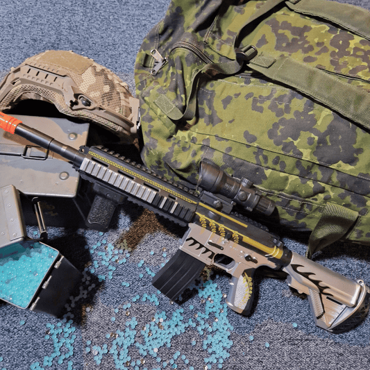 M4 Silver Spurs - Elektrisk Gelblaster