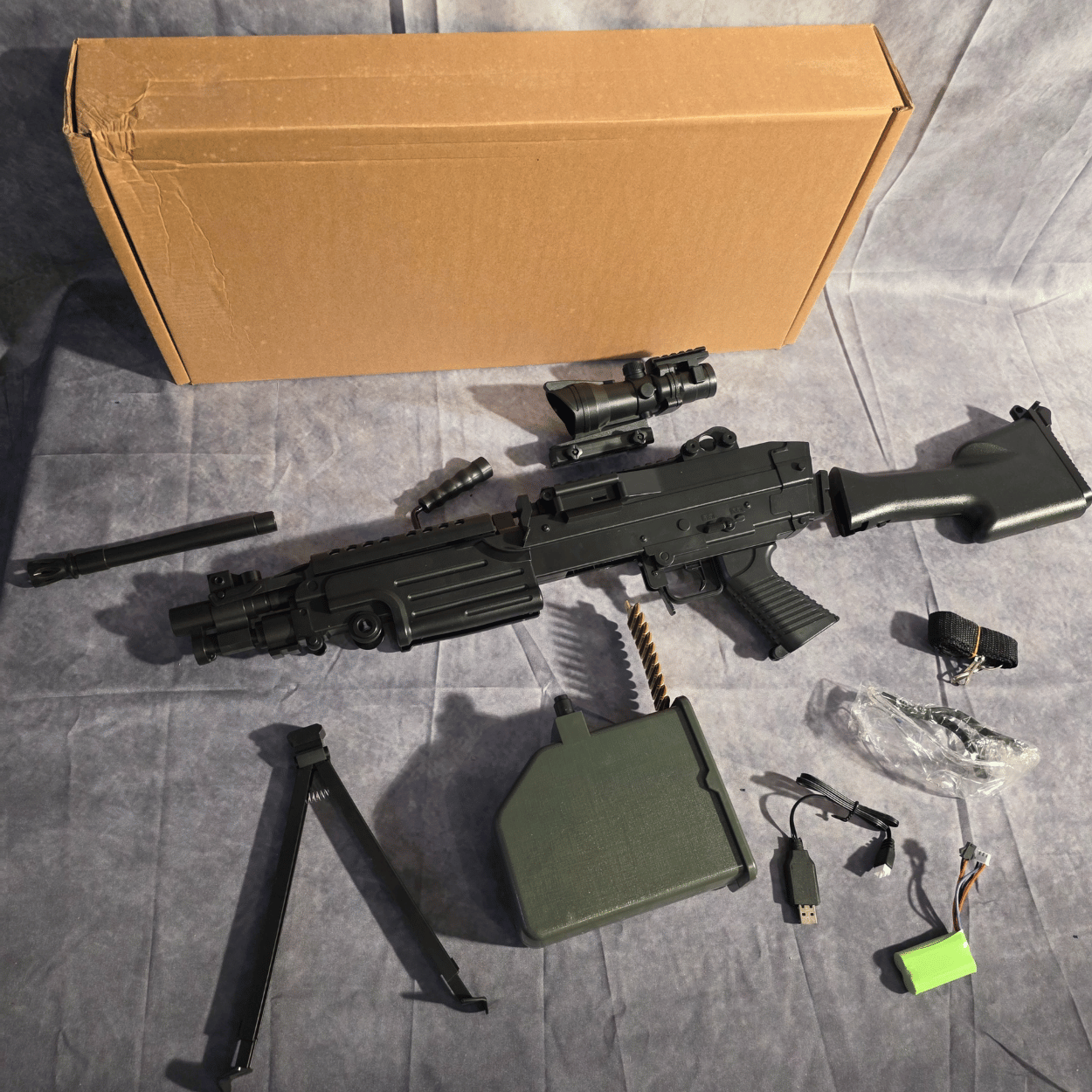 M249 Gelblaster - Elektrisk Gelblaster