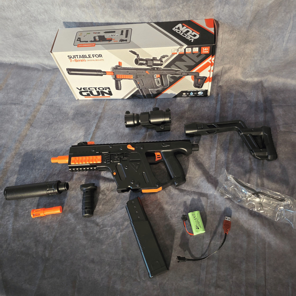 Kriss Vector - Elektrisk Gelblaster