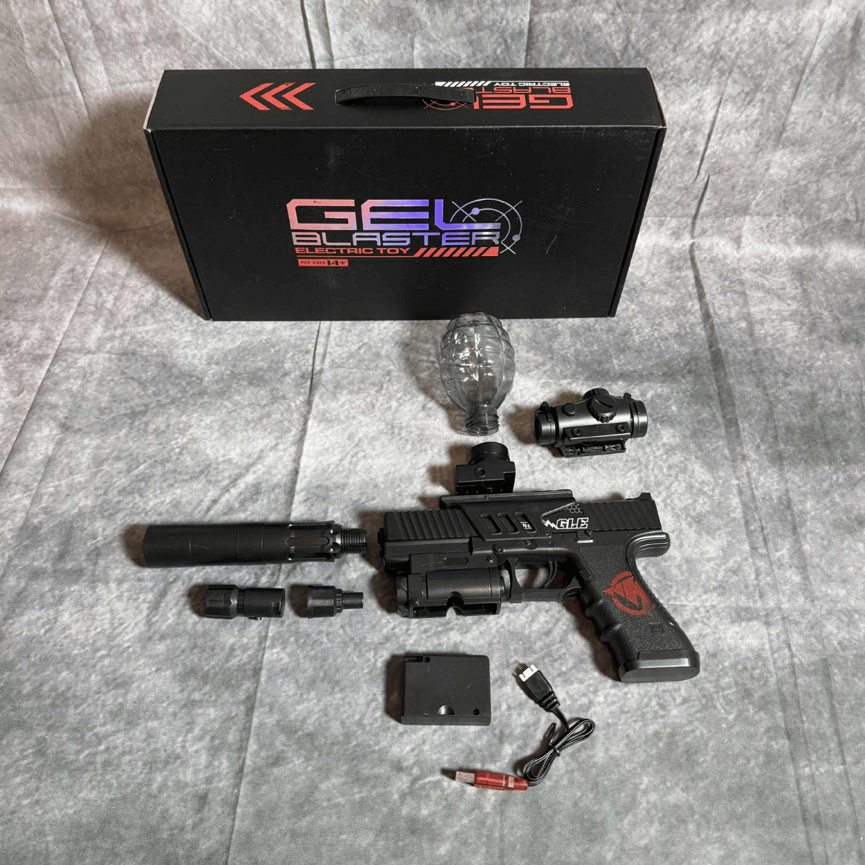 Glock 40 - Elektrisk Gelblaster