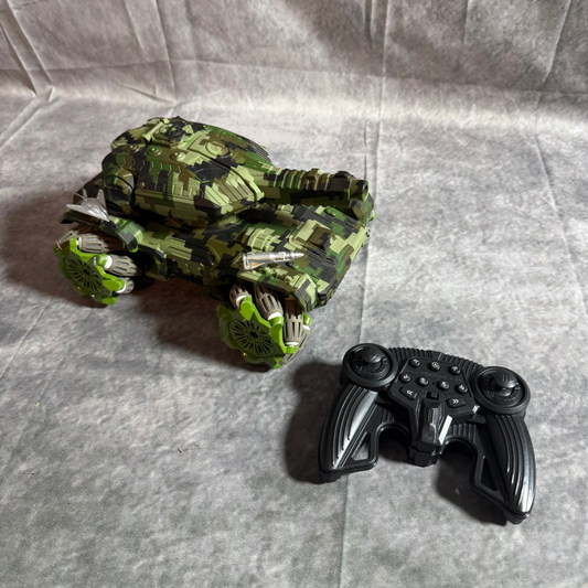 GELZONE SPRAY TANK – High-Speed 2.4GHz RC Tank med Vand/Gelball Skydning & LED-lys