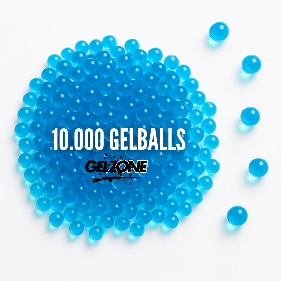 10.000 GelBalls - 6 Forskellige Farver