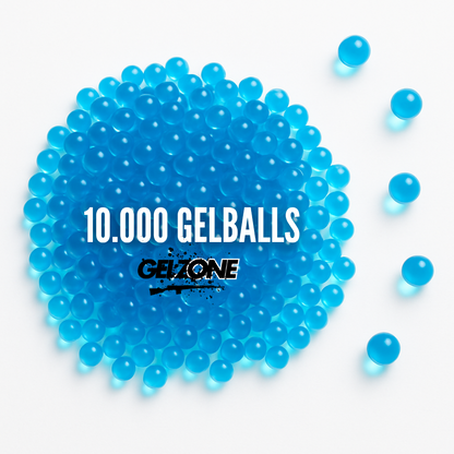 10.000 GelBalls - 6 Forskellige Farver